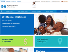 Tablet Screenshot of m.bcbsnm.com